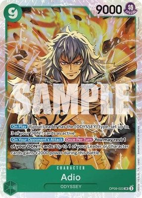 Adio - OP09-023 (Foil, SR)