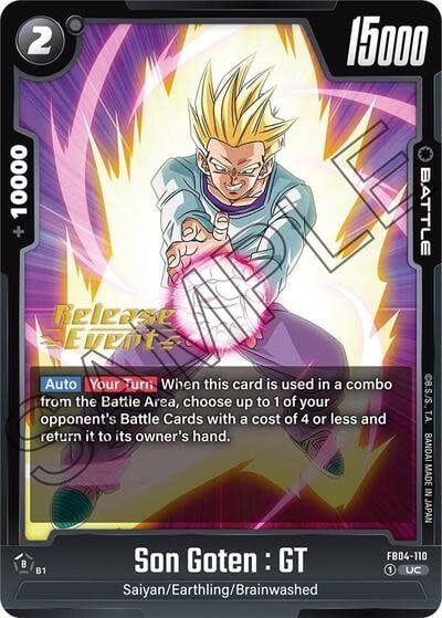 Son Goten : GT (Release Event) - FB04-110 (Normal, Uncommon)