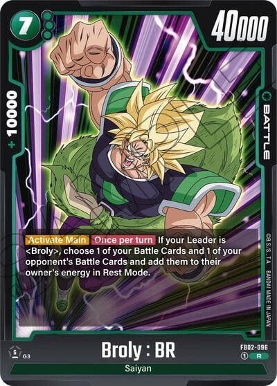 Broly : BR - FB02-096 (Holofoil, Rare)