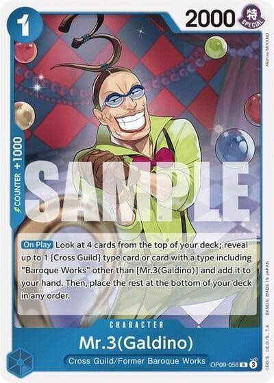 Mr.3(Galdino) - OP09-056 (Foil, R)