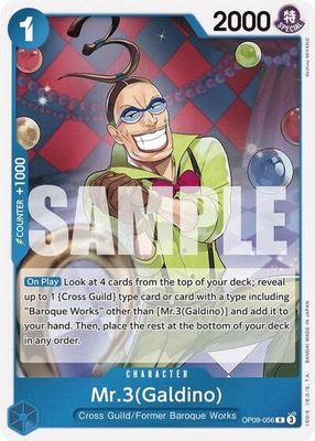 Mr.3(Galdino) - OP09-056 (Foil, R)