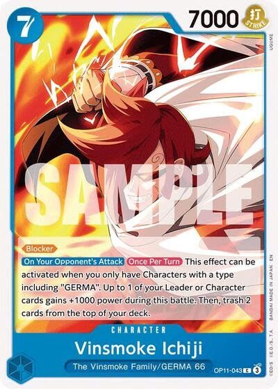 Vinsmoke Ichiji - OP11-043 (Normal, C)