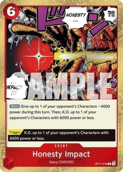 Honesty Impact - OP11-018 (Foil, R)
