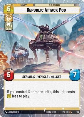 Republic Attack Pod (Hyperspace) - 462 (Foil, Common)