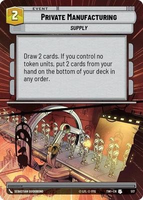 Private Manufacturing (Hyperspace) - 517 (Normal, Uncommon)