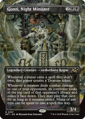 Gonti, Night Minister (Borderless) - 357 (Foil, R)