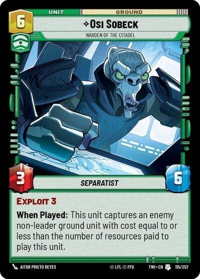 Osi Sobeck - Warden of the Citadel - 115/257 (Normal, Uncommon)