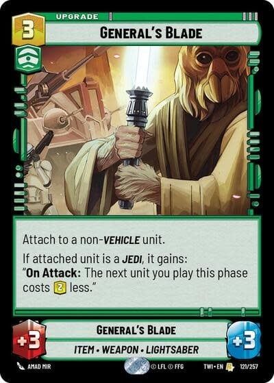 General&#39;s Blade - 121/257 (Normal, Rare)