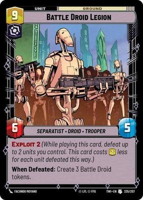 Battle Droid Legion - 235/257 (Normal, Uncommon)