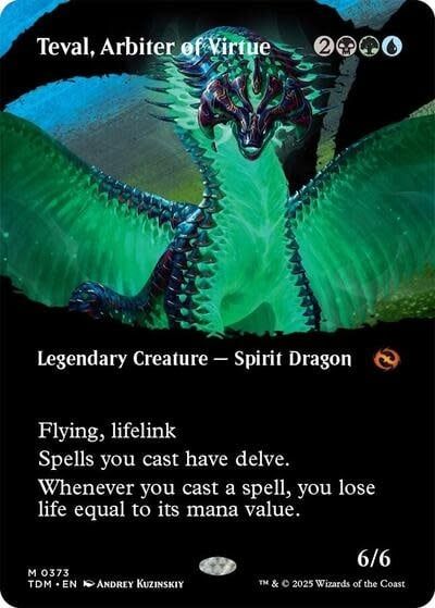 Teval, Arbiter of Virtue (Borderless) - 373 (Normal, M)
