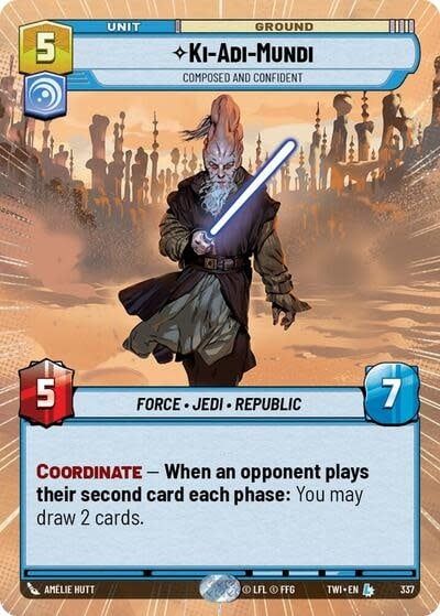 Ki-Adi-Mundi - Composed and Confident (Hyperspace) - 337 (Normal, Legendary)