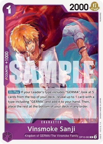 Vinsmoke Sanji - OP10-063 (Foil, R)