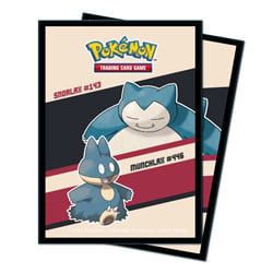 Pokemon Trading Game - Snorlax &amp; Munchlax Deck Protector Sleeves