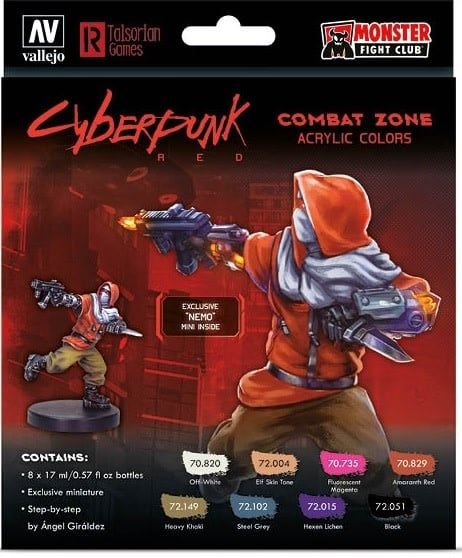 Vallejo Color: Cyberpunk Red - Combat Zone Nemo