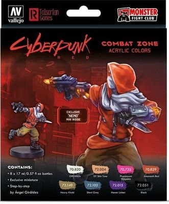 Vallejo Color: Cyberpunk Red - Combat Zone Nemo