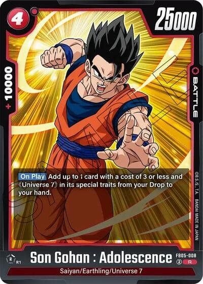 Son Gohan : Adolescence - FB05-008 (Holofoil, Rare)