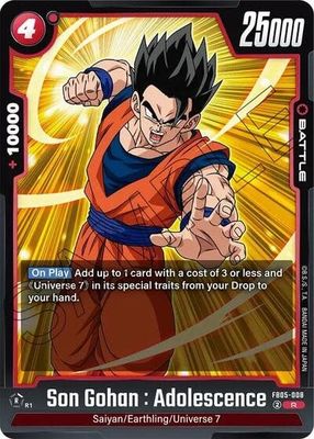 Son Gohan : Adolescence - FB05-008 (Holofoil, Rare)