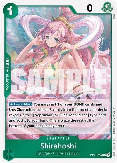 Shirahoshi (030) - OP11-030 (Foil, R)