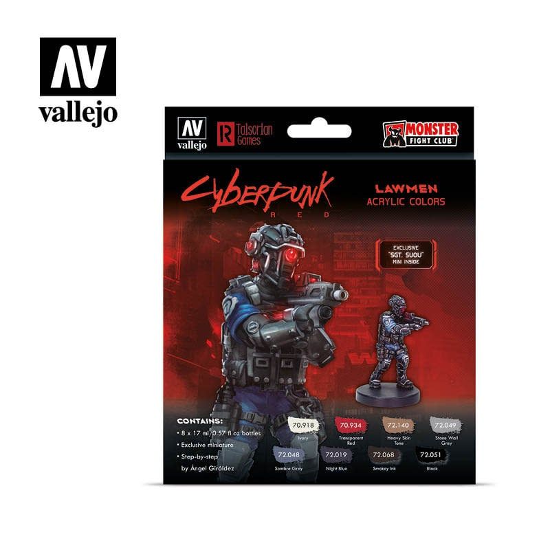 Vallejo Color: Cyberpunk Red - Lawmen Sgt. Suou