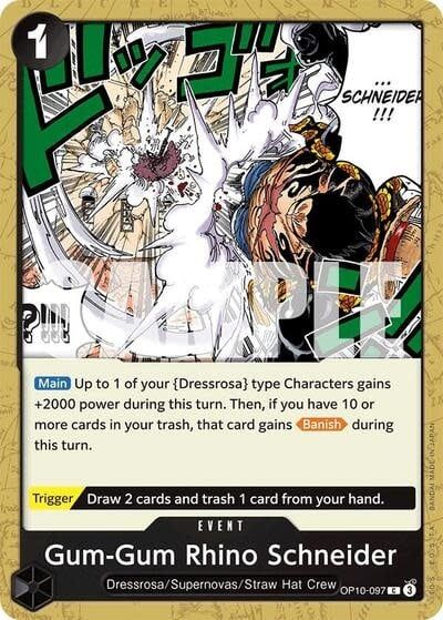 Gum-Gum Rhino Schneider - OP10-097 (Normal, C)