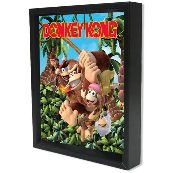 3D Lenticular Shadowbox -  Donkey Kong Jungle Swing