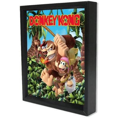 3D Lenticular Shadowbox -  Donkey Kong Jungle Swing