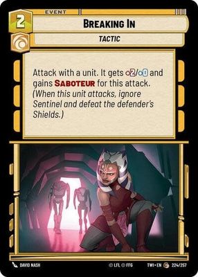 Breaking In - 224/257 (Normal, Common)