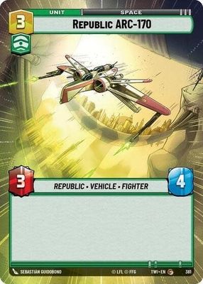 Republic ARC-170 (Hyperspace) - 381 (Normal, Common)