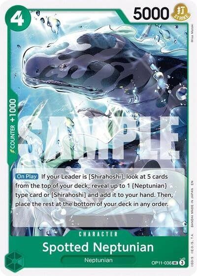 Spotted Neptunian - OP11-036 (Normal, UC)