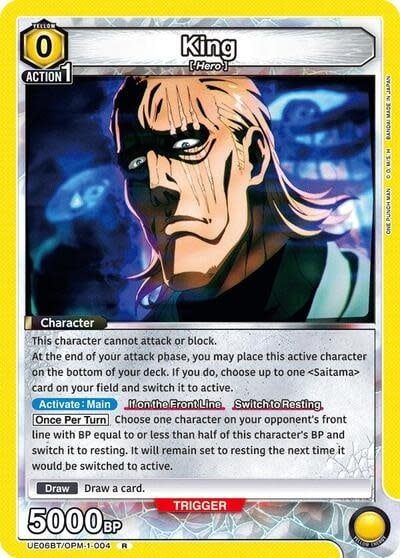 King (004) - UE06BT/OPM-1-004 (Foil, Rare)