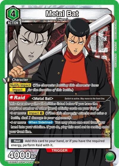 Metal Bat (044) - UE06BT/OPM-1-044 (Foil, Super Rare)