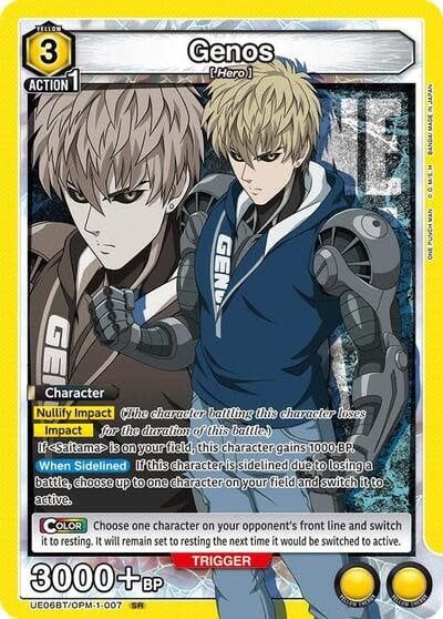 Genos (007) - UE06BT/OPM-1-007 (Foil, Super Rare)