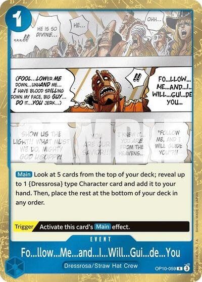 Fo...llow...Me...and...I...Will...Gui...de...You - OP10-059 (Foil, R)