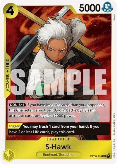 S-Hawk - OP08-114 (Foil, R)