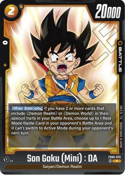Son Goku (Mini) : DA - FB06-079 (Holofoil, Rare)