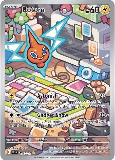 Rotom - 197/182 (Holofoil, Illustration Rare)