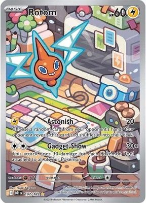 Rotom - 197/182 (Holofoil, Illustration Rare)