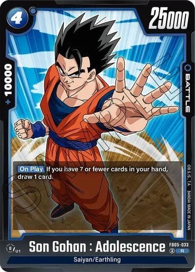 Son Gohan : Adolescence - FB05-033 (Holofoil, Rare)