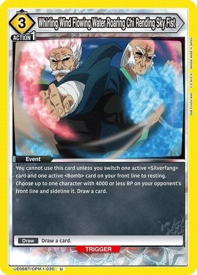 Whirling Wind Flowing Water Roaring Chi Rending Sky Fist - UE06BT/OPM-1-030 (Normal, Uncommon)