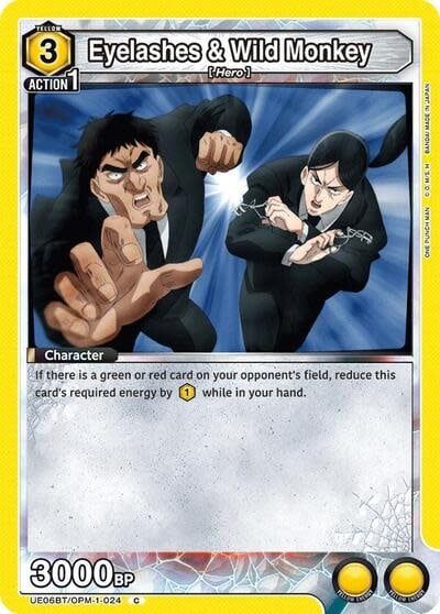 Eyelashes &amp; Wild Monkey - UE06BT/OPM-1-024 (Normal, Common)