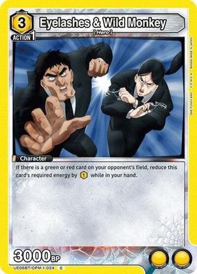 Eyelashes &amp; Wild Monkey - UE06BT/OPM-1-024 (Normal, Common)