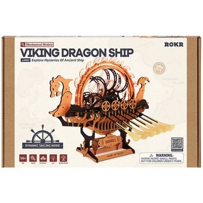 Viking Dragon Ship 3D Model Kit