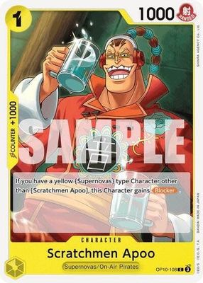 Scratchmen Apoo - OP10-108 (Normal, C)
