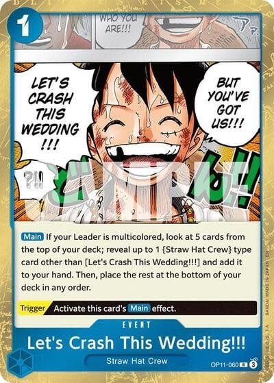 Let&#39;s Crash This Wedding!!! - OP11-060 (Foil, R)