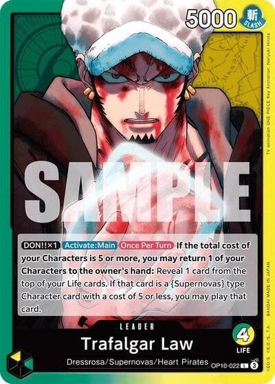 Trafalgar Law (022) - OP10-022 (Normal, L)