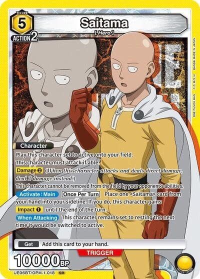 Saitama (018) - UE06BT/OPM-1-018 (Foil, Super Rare)