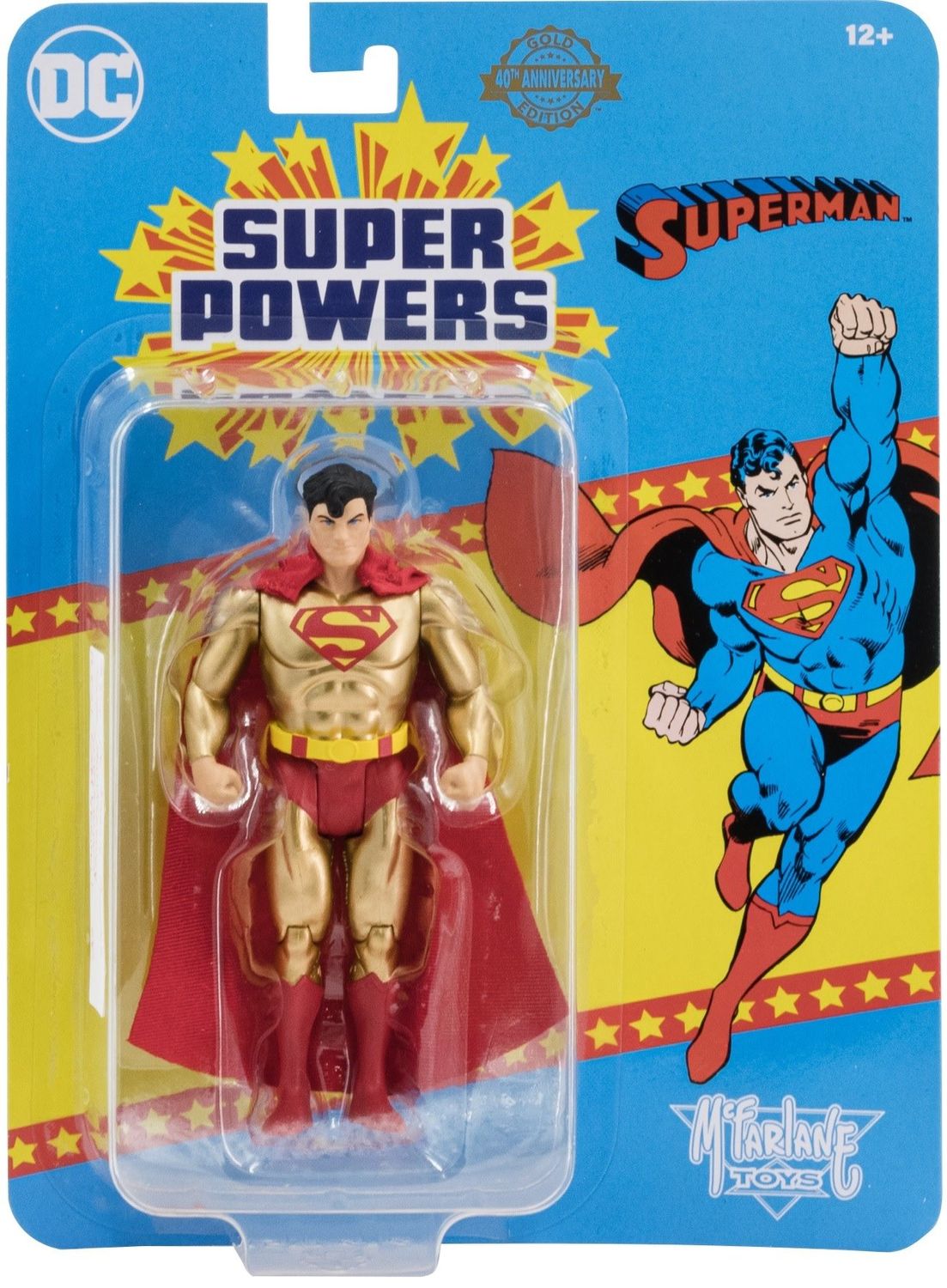 DC Direct - Super Powers (Wave 7) - Superman [Gold] 5&quot; Action Figure