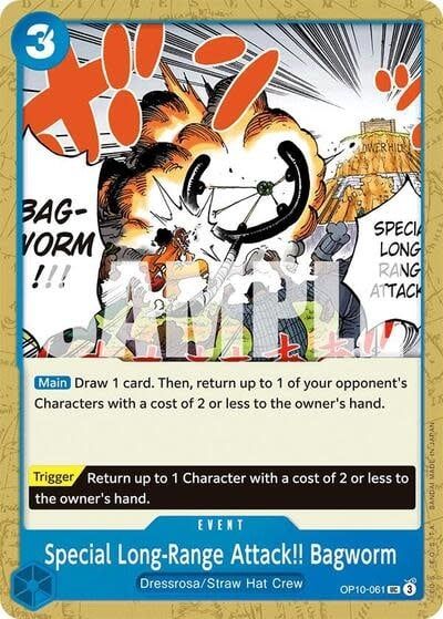 Special Long-Range Attack!! Bagworm - OP10-061 (Normal, UC)