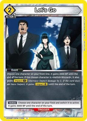 Let&#39;s Go - UE06BT/OPM-1-026 (Normal, Common)