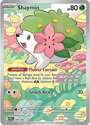 Shaymin - 185/182 (Holofoil, Illustration Rare)